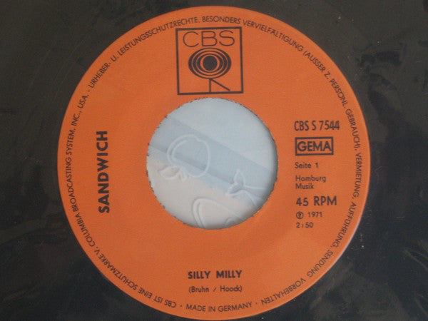 Sandwich (3) : Silly Milly (7", Single)