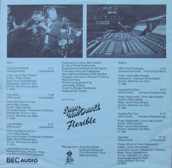 Lenny Mac Dowell : Flexible (LP, Album)