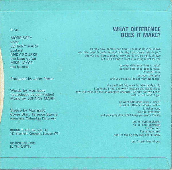 The Smiths : What Difference Does It Make? (7", Single, T. )