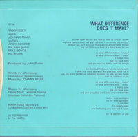 The Smiths : What Difference Does It Make? (7", Single, T. )