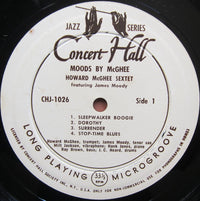 Howard McGhee Sextet Featuring James Moody : Moods By McGhee (10")