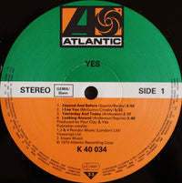 Yes : Yes (LP, Album, RE, Gat)