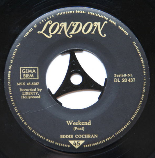 Eddie Cochran : Weekend / Cherished Memories (7", Single)