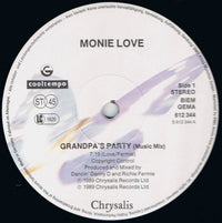 Monie Love : Grandpa's Party (12", Maxi)