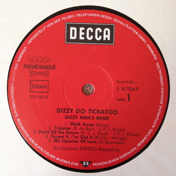 Dizzy Man's Band : Dizzy Do Tickatoo (LP, Album)
