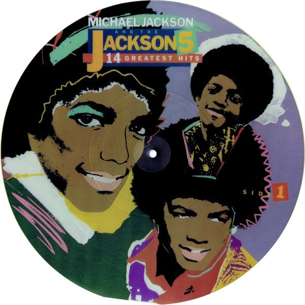 Michael Jackson And The Jackson 5 : 14 Greatest Hits (LP, Comp, Pic)