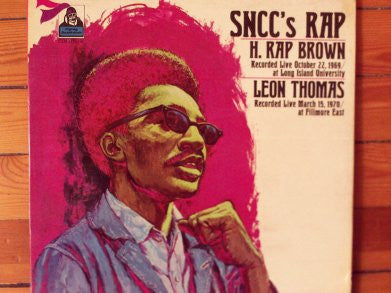 H. Rap Brown / Leon Thomas : SNCC's Rap (LP, Album, Promo)