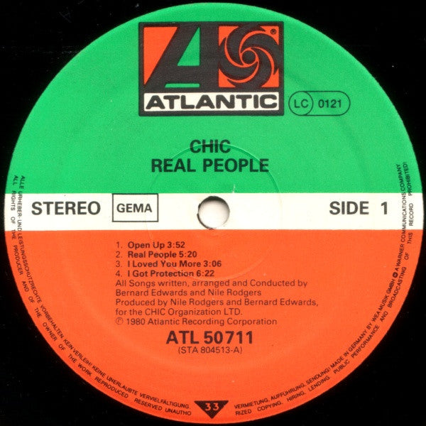 Chic : Real People (LP, Album)