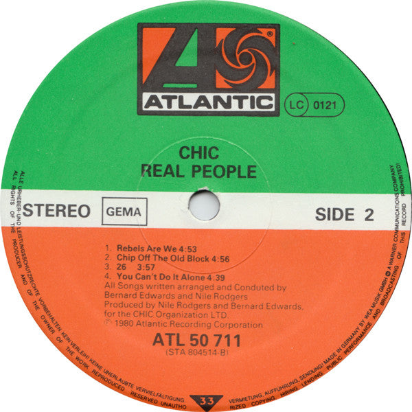 Chic : Real People (LP, Album)