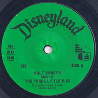 Robie Lester : Story Of The Three Little Pigs (7", Red)