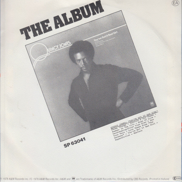 Quincy Jones : Chump Change - Tune van “Langs De Lijn” (7", Single)