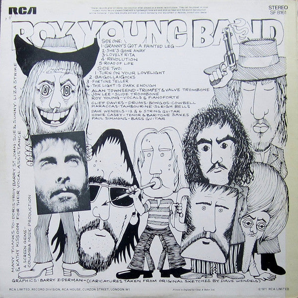 Roy Young Band : The Roy Young Band (LP, Album)