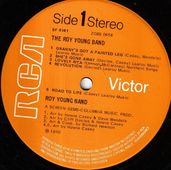Roy Young Band : The Roy Young Band (LP, Album)
