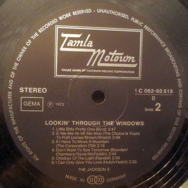 The Jackson 5 : Lookin' Through The Windows (LP)