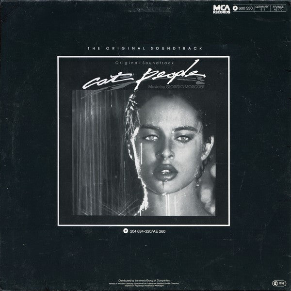 David Bowie Music By Giorgio Moroder : Cat People (Putting Out Fire) (Long Version) (From The Original Soundtrack) (12", Sup)