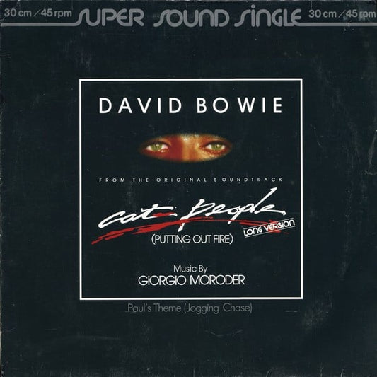 David Bowie Music By Giorgio Moroder - Cat People (Putting Out Fire) (Long Version) (From The Original Soundtrack) (12", Sup) (Near Mint (NM or M-))