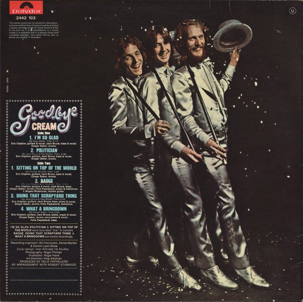 Cream (2) : Goodbye (LP, Album, RE)