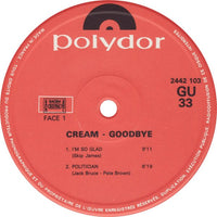 Cream (2) : Goodbye (LP, Album, RE)