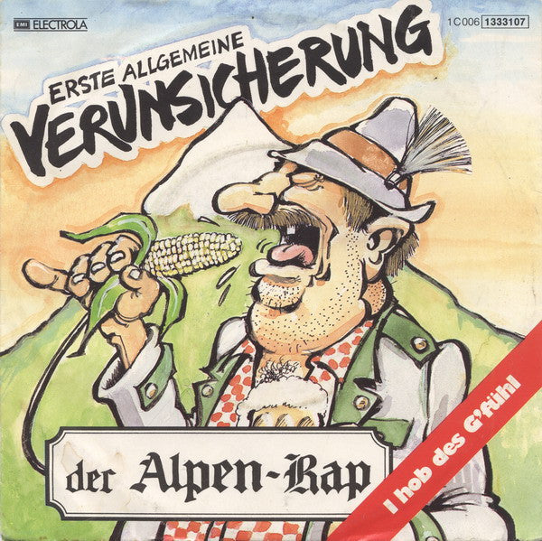 Erste Allgemeine Verunsicherung* : Der Alpen-Rap (7", Single)