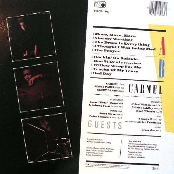 Carmel (2) : The Drum Is Everything (LP, Album)