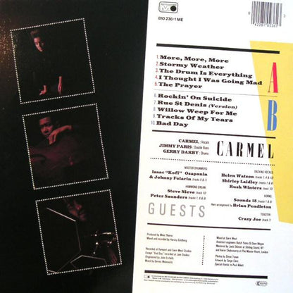 Carmel (2) : The Drum Is Everything (LP, Album)