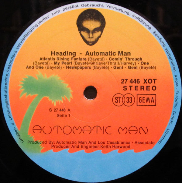 Automatic Man : Automatic Man (LP, Album, Emb)