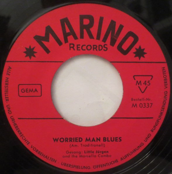 Little Jürgen And The Marsella Combo : Railroad Bill / Worried Man Blues (7", Single)