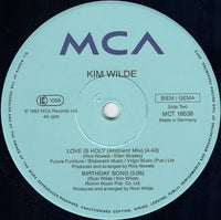 Kim Wilde : Love Is Holy (12", Maxi)
