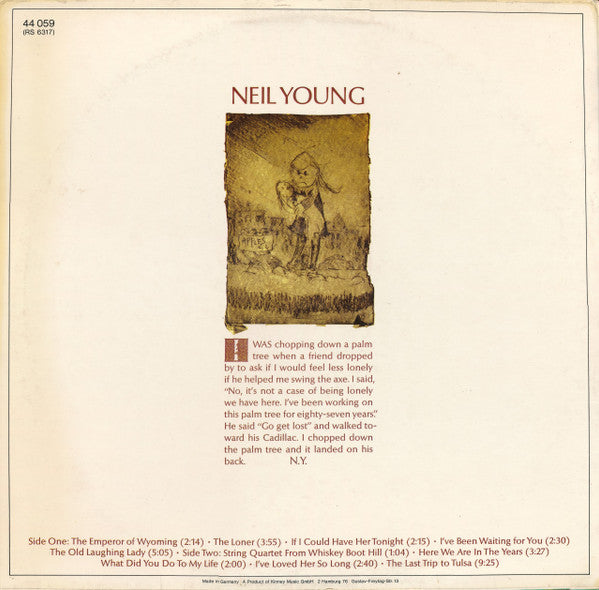 Neil Young : Neil Young (LP, Album, RE)