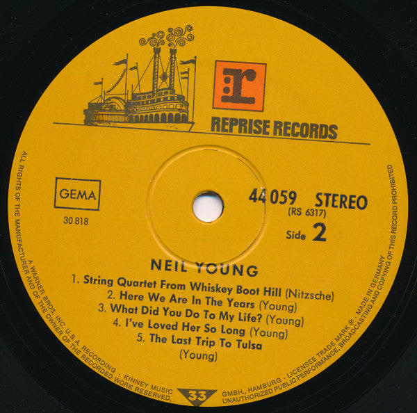 Neil Young : Neil Young (LP, Album, RE)