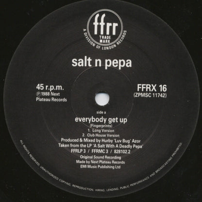 Salt-N-Pepa* : Get Up Everybody / Twist & Shout (12")
