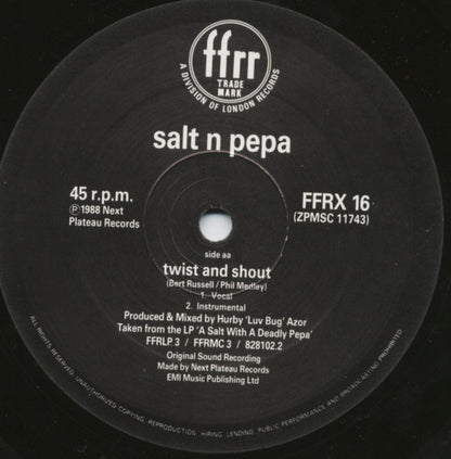 Salt-N-Pepa* : Get Up Everybody / Twist & Shout (12")