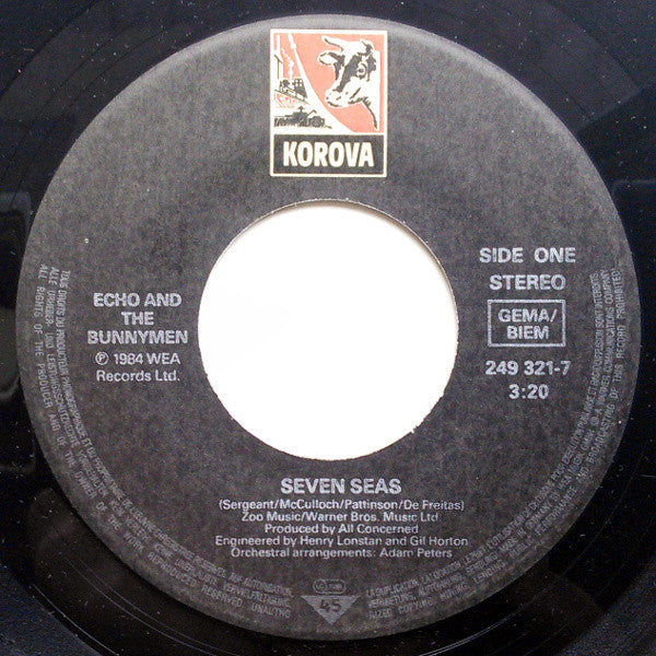 Echo & The Bunnymen : Seven Seas (7", Single)