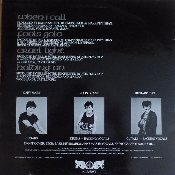 Ghost Dance : A Word To The Wise (12", Single)