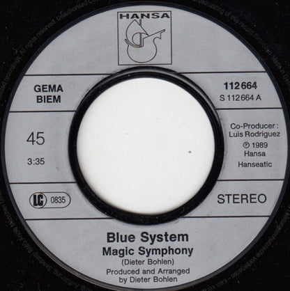 Blue System : Magic Symphony (7", Single)