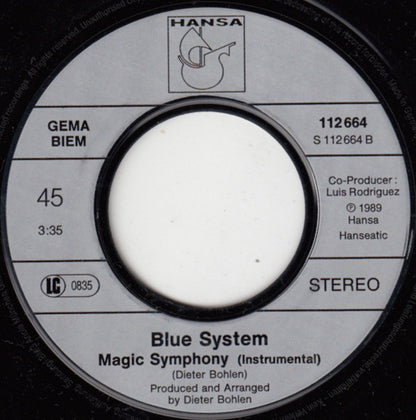Blue System : Magic Symphony (7", Single)