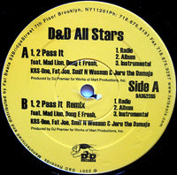 D&D All-Stars : 1, 2 Pass It (Remix) (12", RE)