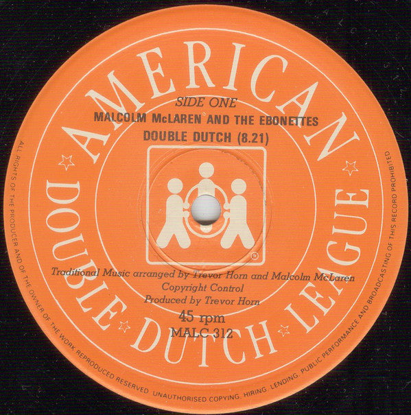 Malcolm McLaren : Double Dutch (12", Single)