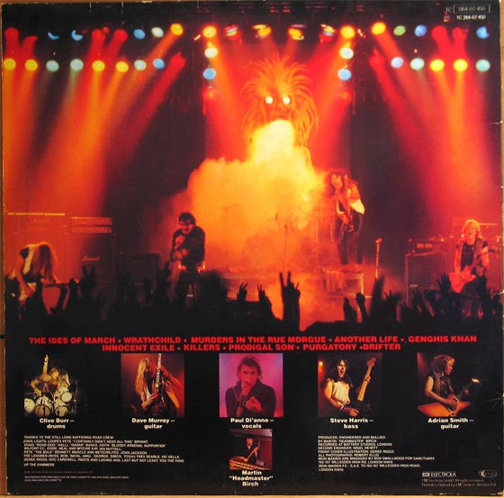 Iron Maiden : Killers (LP, Album)