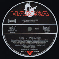 Phil & John : Hello...Phil Und John! (LP, Album, Club)