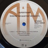 Supertramp : Even In The Quietest Moments... (LP, Album)