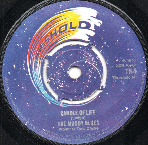 The Moody Blues : Question (7", Single, RE, Pur)