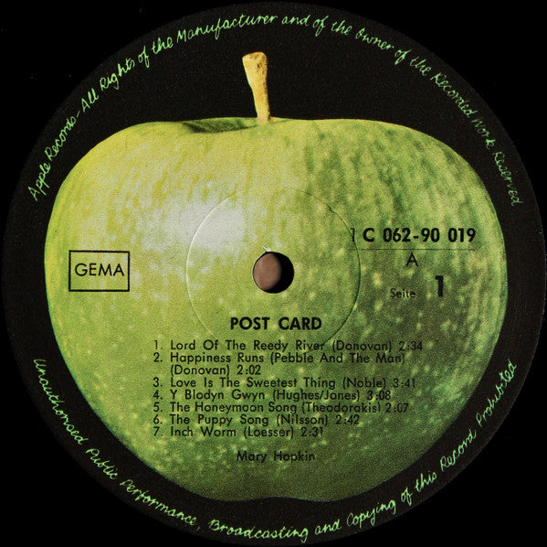 Mary Hopkin : Post Card (LP, Album)