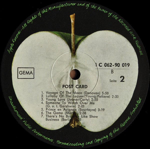 Mary Hopkin : Post Card (LP, Album)