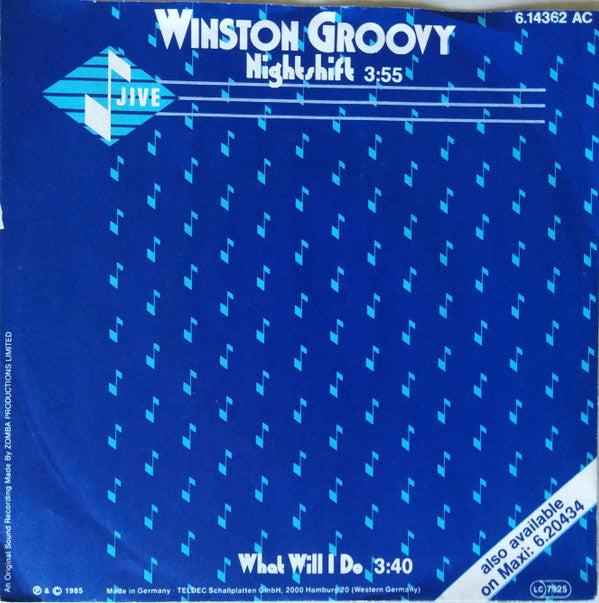 Winston Groovy : Nightshift (7", Single)