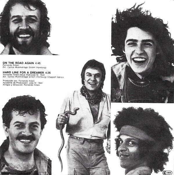 Barrabas : On The Road Again / Hard Line For A Dreamer (7", Single)