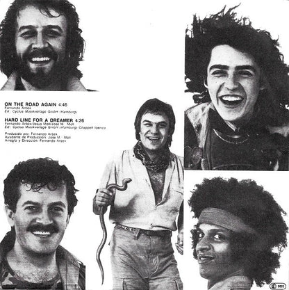 Barrabas : On The Road Again / Hard Line For A Dreamer (7", Single)