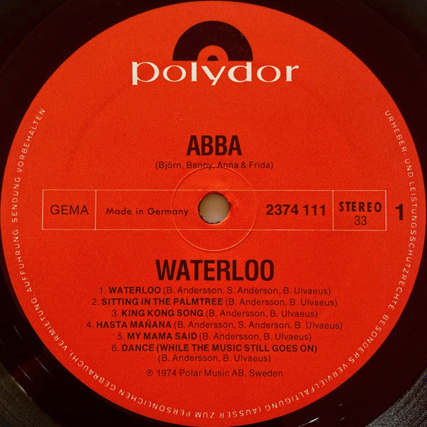 ABBA, Bjorn, Benny, Anna & Frida* : Waterloo (LP, Album)