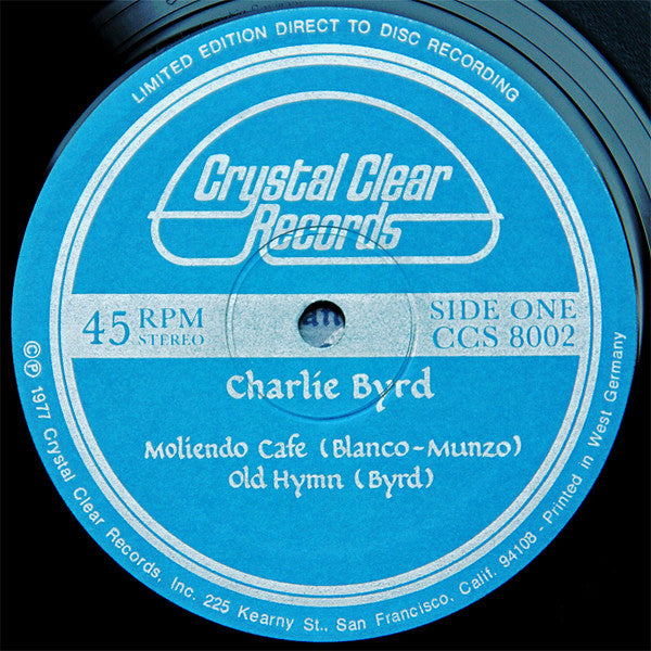 Charlie Byrd : Direct Disc Recording (12", Album, Ltd, Dir)