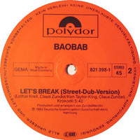 Baobab : Let's Break (12", Maxi)